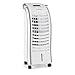 Klarstein Klimaanlage ohne Abluftschlauch, 4-in-1 Air Cooler, Leiser Ventilator, Luftbefeuchter & Nachtmodus, Mobiles Klimagerät mit Wasserkühlung, Luftkühler 65 Watt, 444m³/h Luftstrom, Weiß