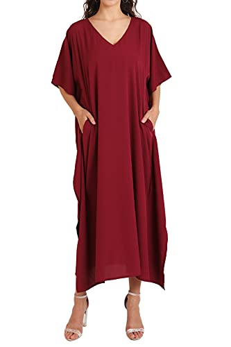Image of Miss Lavish London Women's Kaftan- Kaftan Dress for Casual, Party, Evening, Vacation and Everyday Wear