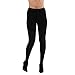 Made in USA - Womens Opaque Compression Tights 20-30mmHg for Circulation - Graduated Compression Hose for Varicose Veins, Lymphedema, Pain Relief - Black, X-Large - A204BL4
