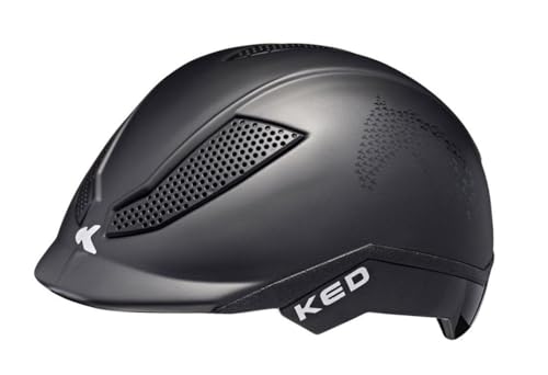 Casque de vélo enfant KED Pina Black Script Matte 2021 pour la sécurité au quotidien