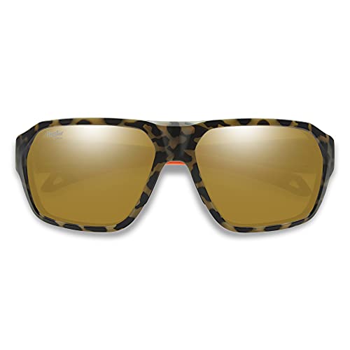 Image of Smith Deckboss Sunglasses Matte Tortoise /ChromaPop Polarized Green Mirror, One Size