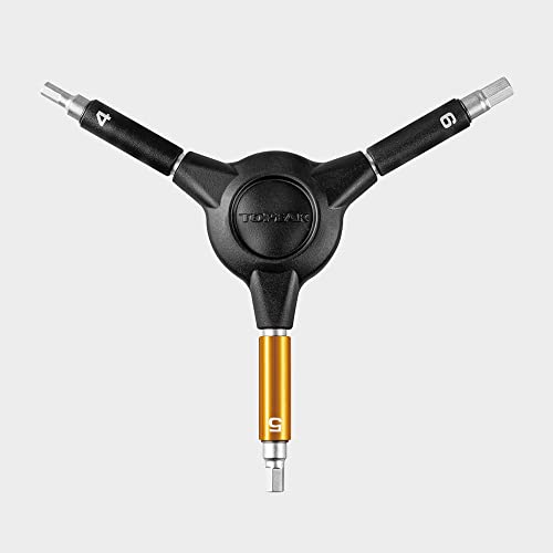 Topeak Hex Speed Wrench, 4/5/6mm, Aluminum, 13.8 x 12 x 1.7 cm, 90g, Unique, Black - Image 3