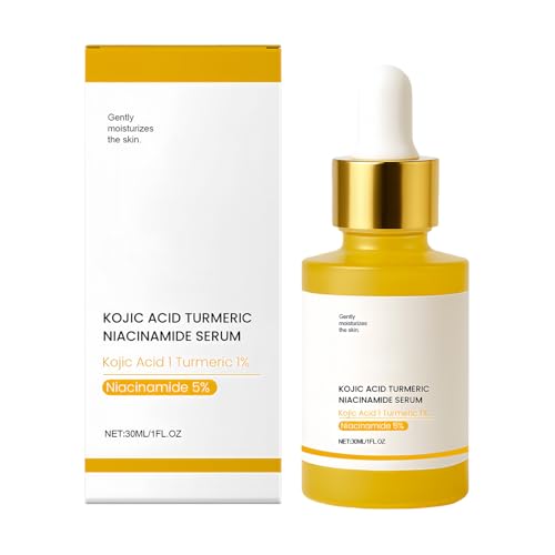 Ko-jic A-cid Sérum De Niacinamida Y Cúrcuma, Refuerzo De La Barrera Cutánea, 30 Ml, Gotas Hidratantes Faciales Reafirmantes, Líquido Facial Suavizante, Fórmula Reafirmante E Hidratante, Para Hombres Y