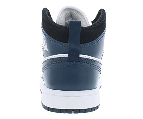 Nike Jordan Preschool Jordan 1 Mid TD 640734 411 Armory Navy - Size 12C, Army Navy/White Black, 12 Little Kid4
