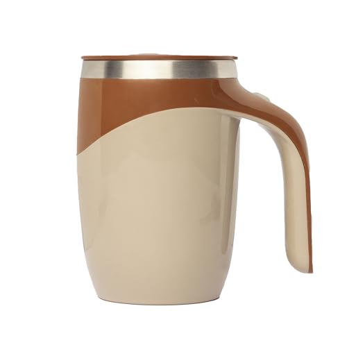 Vittak Caneca Mixer Térmica 380ML Copo Mix Inox Magnética A Pilha Misturador Automático Elétrica Café Leite Bebidas Shake Chocolate