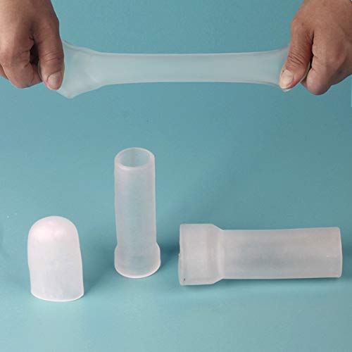 JSSMATE Penis Extender/Bahre Ersatz Comfort Sleeves, Silikon Eichel Protector Cap für Penisvergrößerung (3pc C 10cm x 4.0cm, 3pc C 10cm x 4.0cm) - Image 6