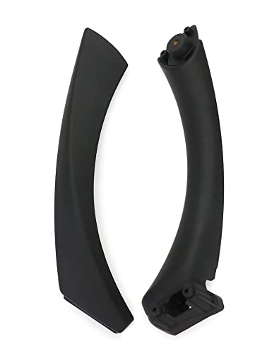 QWORK® Poignée Intérieure De Porte De Voiture, Adaptée Aux Accessoires Automobiles Compatible Avec Bmw Série 3 2004-2012 (E90 Droite), Noir