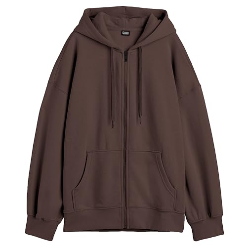 FUNKY MONKEY - Women's Cute Hoodies Teen Girl Winter Jacket Sweatshirts Casual Drawstring Clothes Zip Up Hoodie with Pocket