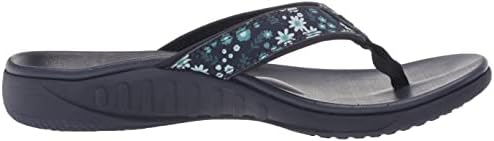 Spenco Women's Yumi Nuevo Floral Flip-Flop, Dark Navy, 9 Wide | Image 5