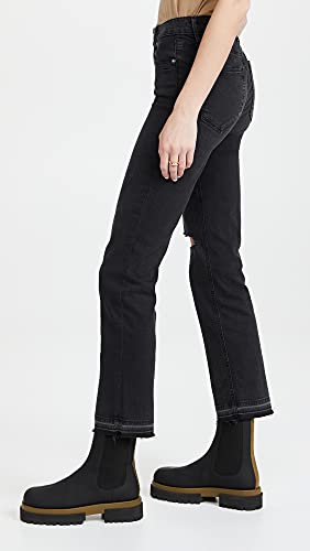 PAIGE Women's Cindy Transcend Vintage High Rise Perfectly Straight Jean W/Undone Hem4