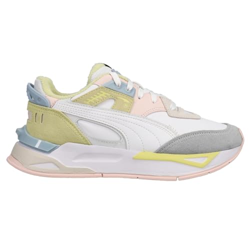 PUMA Womens Mirage Sport Pastel Lace Up Sneakers Shoes Casual - Green, Grey, Pink, White