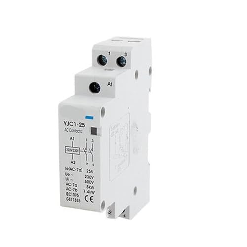 Contacteur AC rail DIN 35mm avec bobine 220V 230V pour tableau