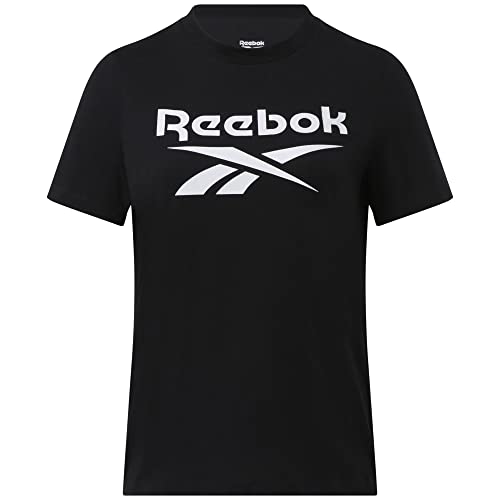 Amazon.com: Reebok Womens Identity T-Shirt, Black, X-Small
