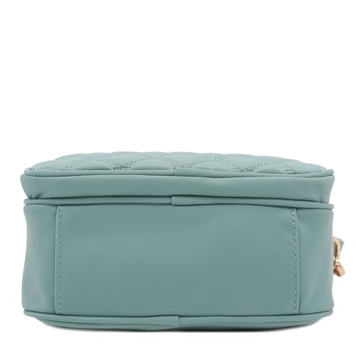 Image of FashionPuzzle Quilted Nylon Crossbody Bag with Wide Strap