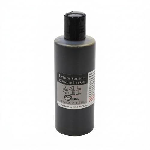 EUROTOOL Liver of Sulphur Gel 4 Ounce Squeeze Bottle | SOL-610.04