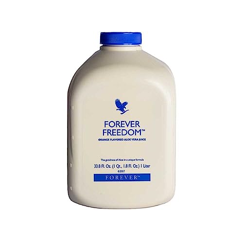 Forever Living Products Freedom, 1000 ml, gel de aloe con sabor a naranja con glucosamina, condroitina y MSM, sin gluten