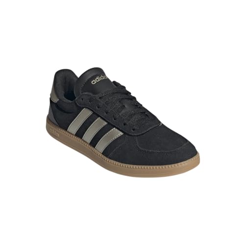 Image of adidas Womens Breaknet Sleek Suede Sports Shoes