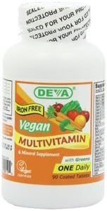 Vegan, Multivitamin Without Iron, 90 Tab (Pack of 3)