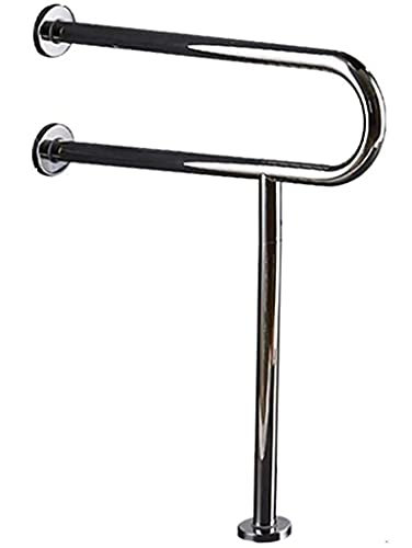 Support mural de sécurité PMR en acier inox avec jambe de force - 2