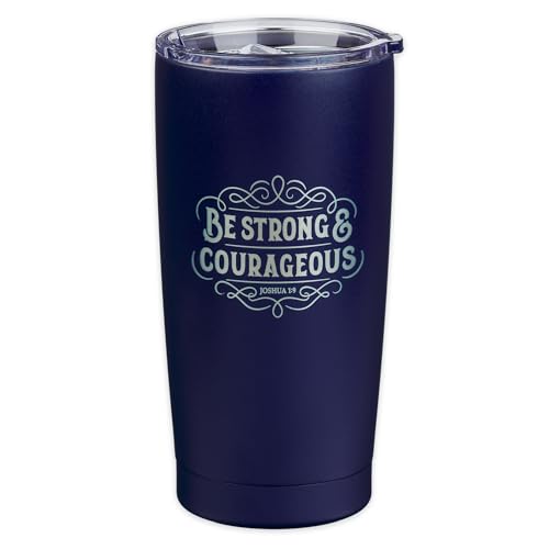 Christian Art Gifts Large 18 oz. Stainless Steel Travel Mug Tumbler for Men