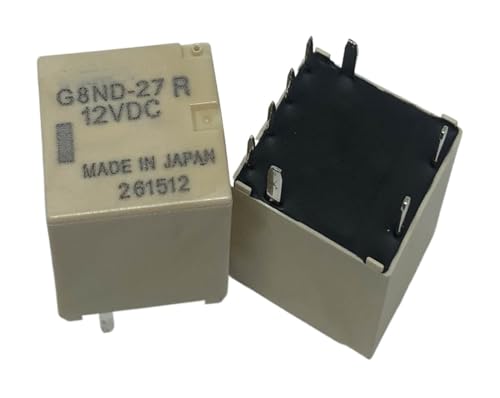 Relais G8ND-27R 12VDC double à 8 broches pour commutation de puissance