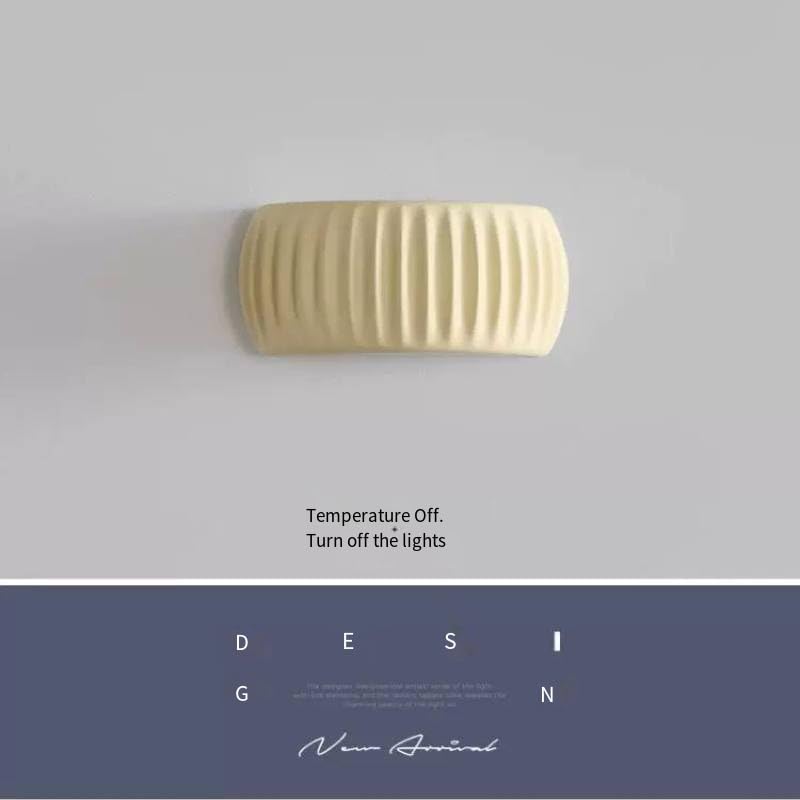 Cream Wind Bedroom Bed Wall lamp Wabi-sabi Creative Corridor Aisle lamp Nordic Living Room Sofa Background Wall lamp