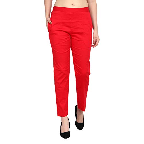 Image of SriSaras Women's Premium Cotton Trousers /Pants