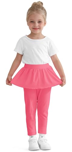 Toddler Baby Girls Christmas Party Ruffle Skirt Pants Warm Leggings with Skirt 1-5 Years4