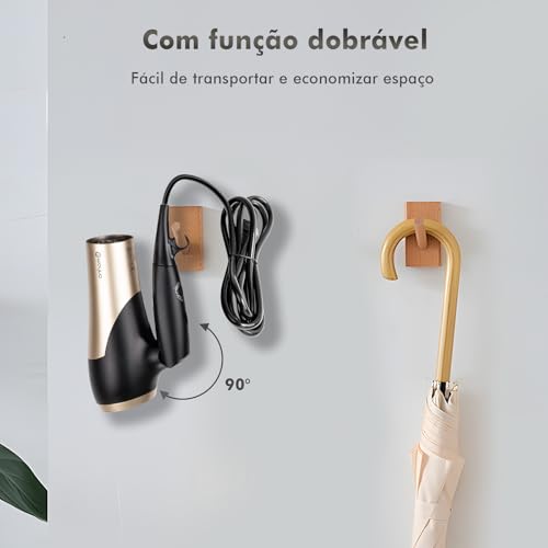 Secador de Cabelo, Equipado com Concentrador de Ar e Difusor, Voltagem Ajustável, 127/220V, 1200/180