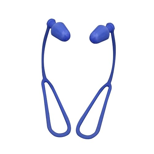 CANIGHT 2pcs Swim Nose Clip Earplug Set with Rope Waterproof Earplugs for Kids Adults Soft Silicone Nose Clamp