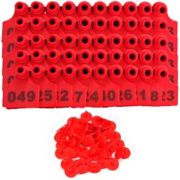 Étiquettes d'oreille en polyéthylène durable pour ovins et cervidés