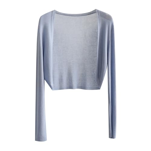 Genérico Cárdigan para Mujer, Abrigo de Seda de Hielo, Chal, Camisa con Aire Acondicionado y Falda Deslizante, Top con protección Solar