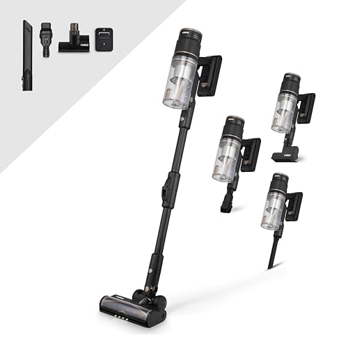 Image of Tower T513025 VL120 Optimum Pets Cordless 3-in-1 Pole Vacuum with Flexi-Pole, HEPA 12 Filter, 1.5L Dust Tank, 26Kpa, 33.3V, Black & Bronze