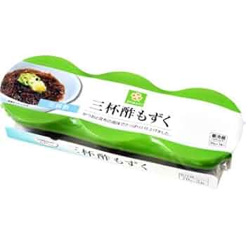 Amazon | スマイルライフ 味付もずく三杯酢3連パック 60g×3