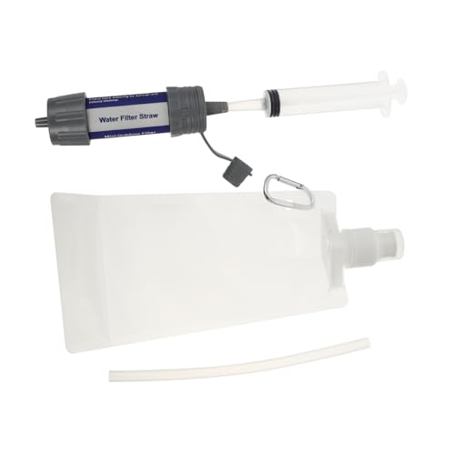 Purificateur d'eau de randonnée et mini filtre portable pour bivouac et activités extérieures