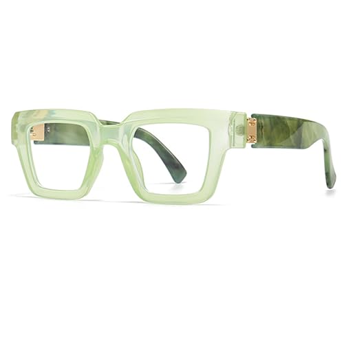 Image of Style Reading Glasses for Women Men, Fashion Square Blue Light Blocking Readers L05