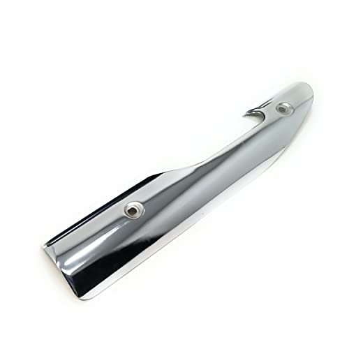 Image of TRP TRADERS Silencer Bend Pipe Cover Plate for Royal Enfeild Standard,Classic,Electra BS3,BS4,BS6 All Model (CHROME)