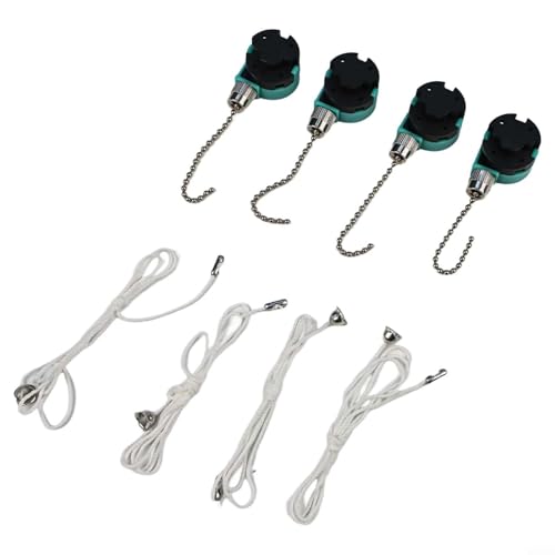 4 interruptores de 3 velocidades para ventiladores de techo, configuración de 4 cables compatibles con Hunter, para Harbor Breeze, para Hampton Bay