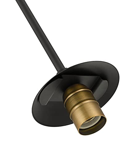 Tawson Globe Pendant Lighting, Black and Gold Pendant Light for Kitchen Island, 9.5 inch Seeded Globe Glass Shade for Kitchen, Hallway, Entryway, Dining Room, Bedroom, Living Room - Image 6