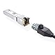10GBASE-T SFP+ Transceiver 80 Meters, SFP+ zu RJ45, 10G SFP+ zu Ethernet Modul Kompatibel mit Cisco SFP-10G-T-S, MA-SFP-10GB-T, Ubiquiti UniFi UF-RJ45-10G, Mikrotik S+RJ10, Netgear AXM765...
