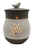 YSONG NAFANG Wax Warmer Unique teapot  Design Ceramics Candle Warmer Wax Melter for Heat The Scented Wax, Apply in Home Office Aromatherapy