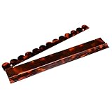 Soporte De Mahjong Con Empujador,Montaje Silencioso Y Rapido - Juego De Soporte De Mahjong Color Concha De Tortuga | Para Hogar Sala De Juegos Reuniones Familiares Centro Comunitario Jugadores Y