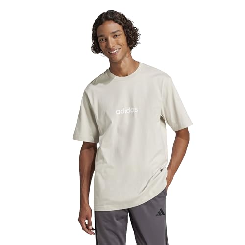 Image of adidas Mens T-Shirts | M LIN SJ T | Grey |