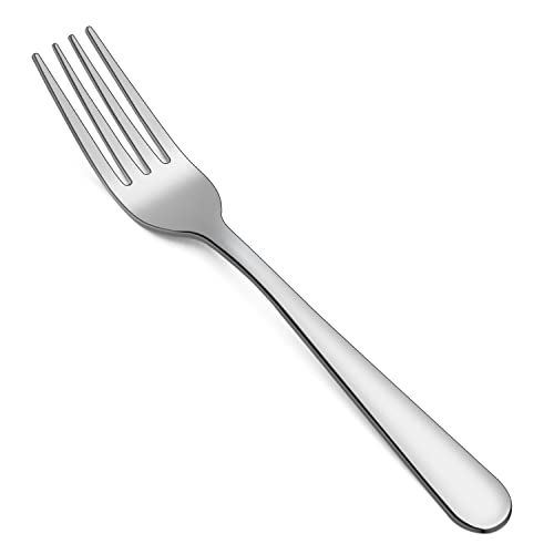 Juego de 24 tenedores de acero inoxidable, tenedores de postre (6 pulgadas, 15 cm), tenedores de pastelería, tenedores de mesa para pasteles, ensaladas y frutas, aptos para lavavajillas Cover