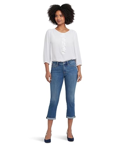 NYDJ Women's Chloe Skinny Capri Jeans in Costa Brava