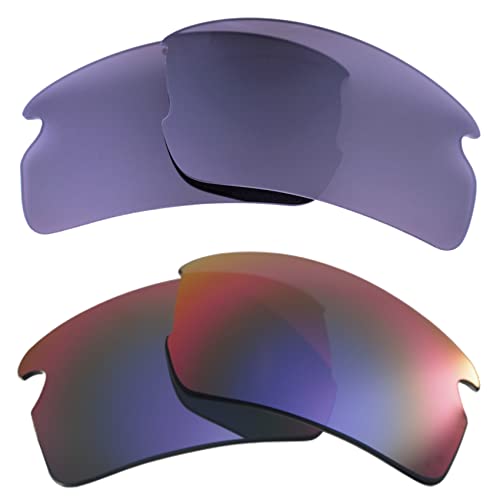 LenzFlip 2色セット Oakley Flak 2.0 アジアンフィット 偏光 交換レンズ オークリー フラック2.0 Asian Fit