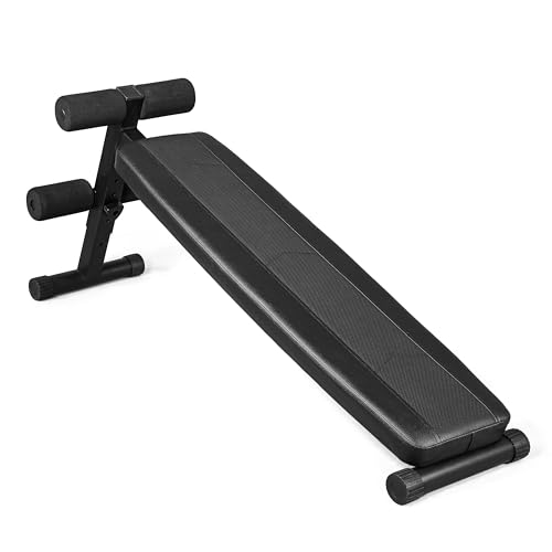 CAP Barbell Sit Up Bench – Adjustable Decline Ab Bench for Home Gym – Multi-Purpose Slant Board for Core Strength, Sit-Ups, and Full-Body Workouts