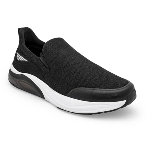 Image of Red Tape Men's Walking Shoes Dark Grey Mesh TPU Round Toe Slipon