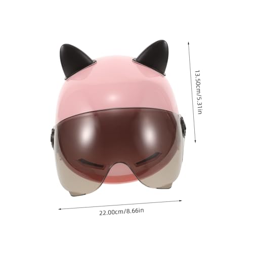 Casque vélo électrique demi-jet ORFOFE avec oreilles de chat - 2