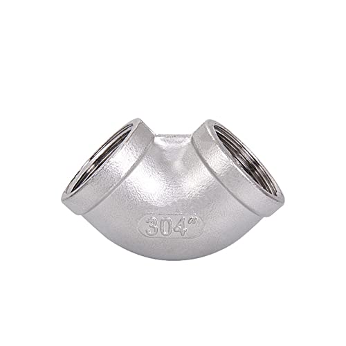 Codo de acero inoxidable 304 NPT de 1 pulgada y 90 grados para tuberías 4